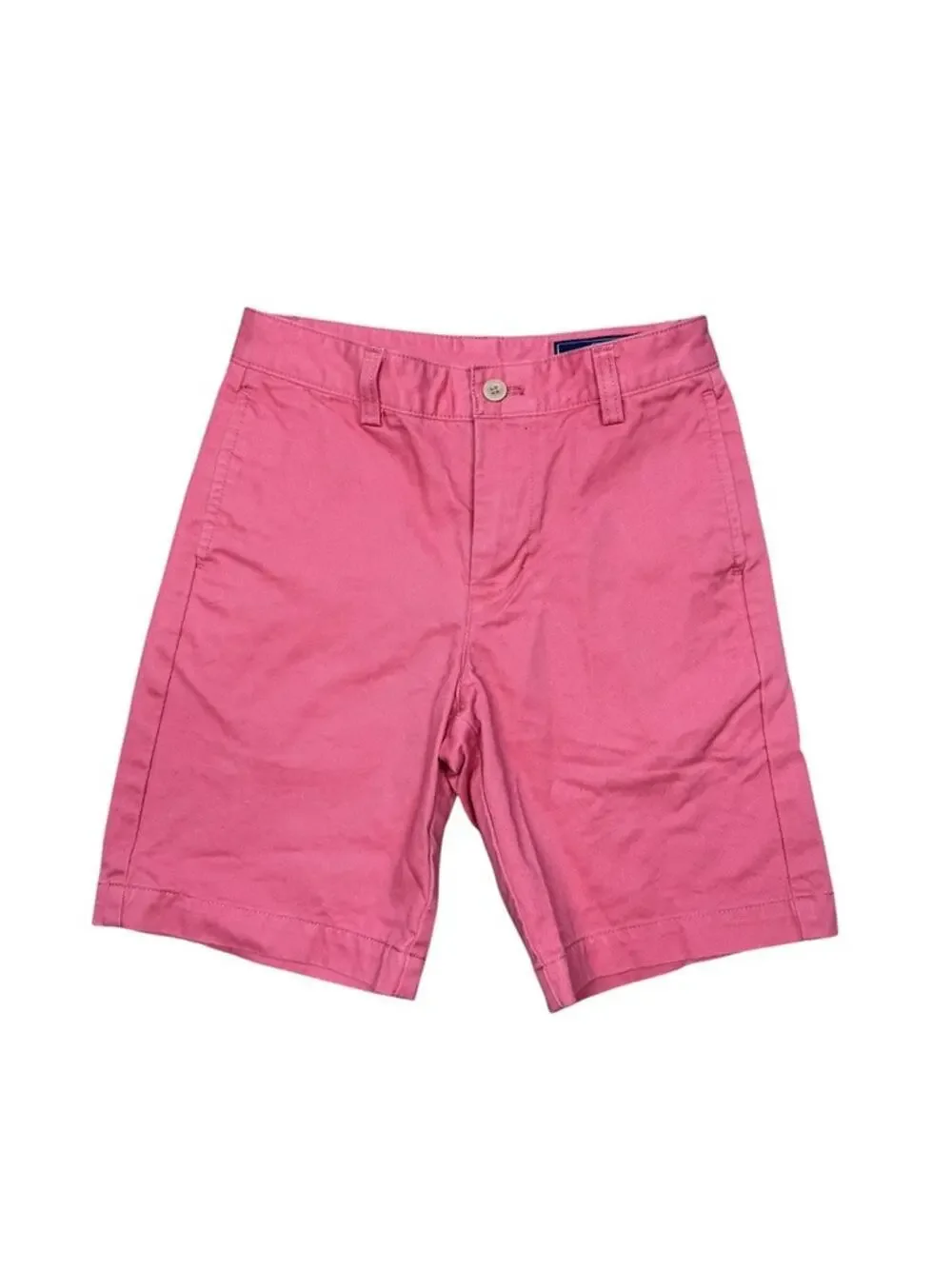 Vineyard Vines Coral Pink Red Twill Chino Shorts Size 8
